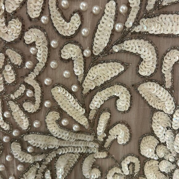 Judith Ann Creations Vintage Style 1094 Handmade Beaded Silk Dress S - Picture 4 of 10